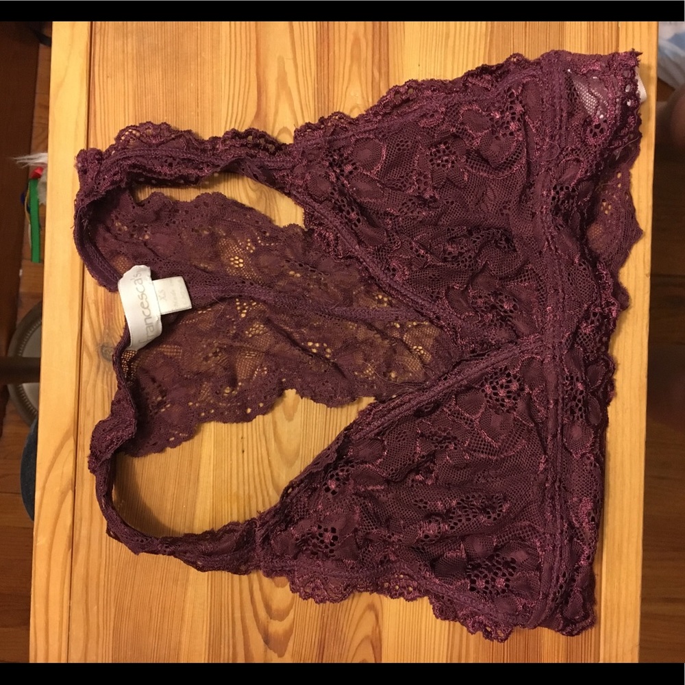 Francesca’s lace bralette